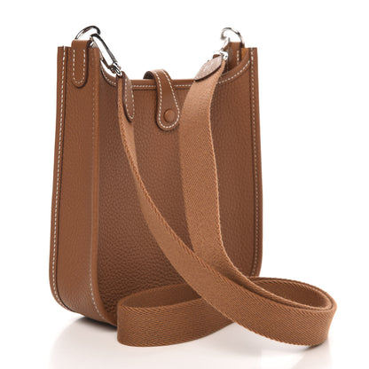 Hermes Taurillon Clemence Evelyne TPM Gold 3 of 10