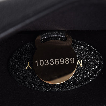 Mulberry Glossy Goatskin Small Lily Flap Black 7 of 7