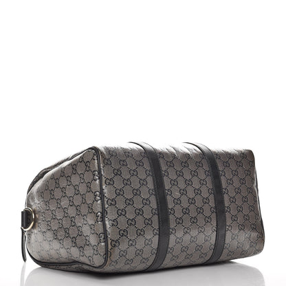 Gucci Crystal Monogram Joy Medium Boston Black 4 of 13