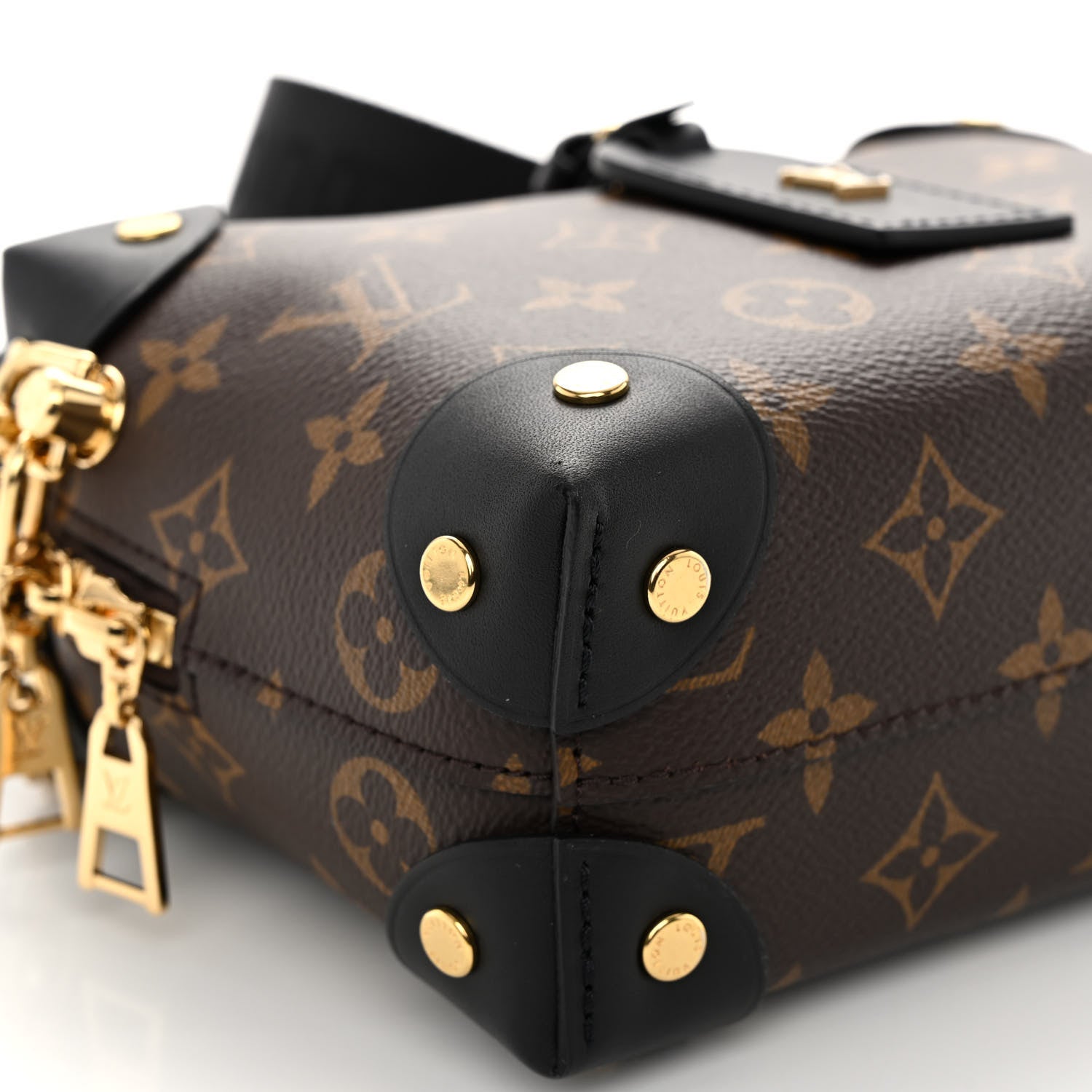 Louis Vuitton Monogram Petite Malle Souple Black 8 of 9
