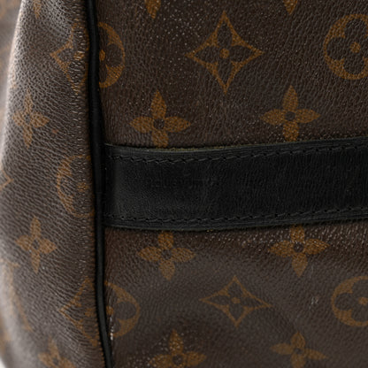 Louis Vuitton Monogram Macassar Keepall Bandouliere 55 5 of 10