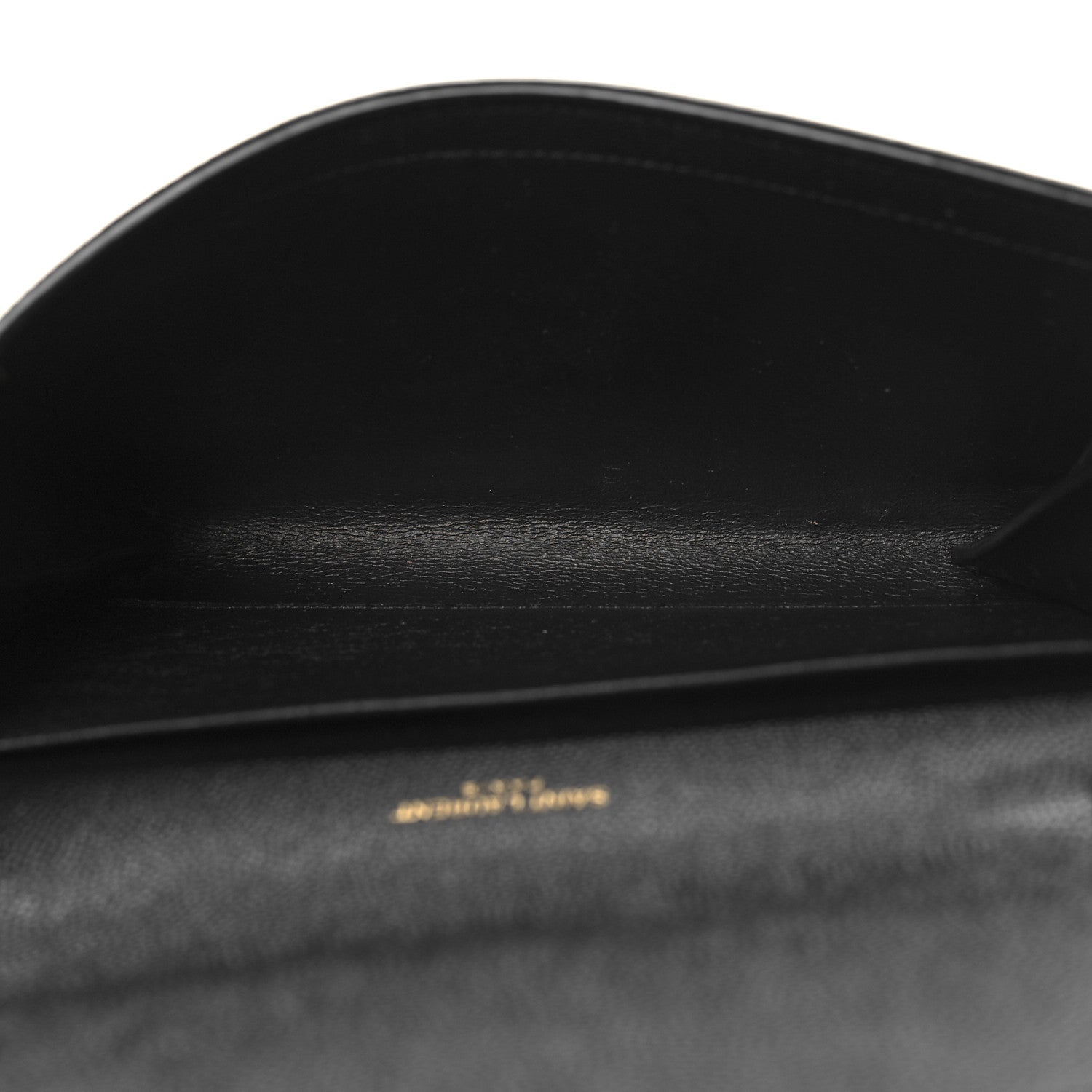 Saint Laurent Grain de Poudre Uptown Chain Wallet Black 7 of 16