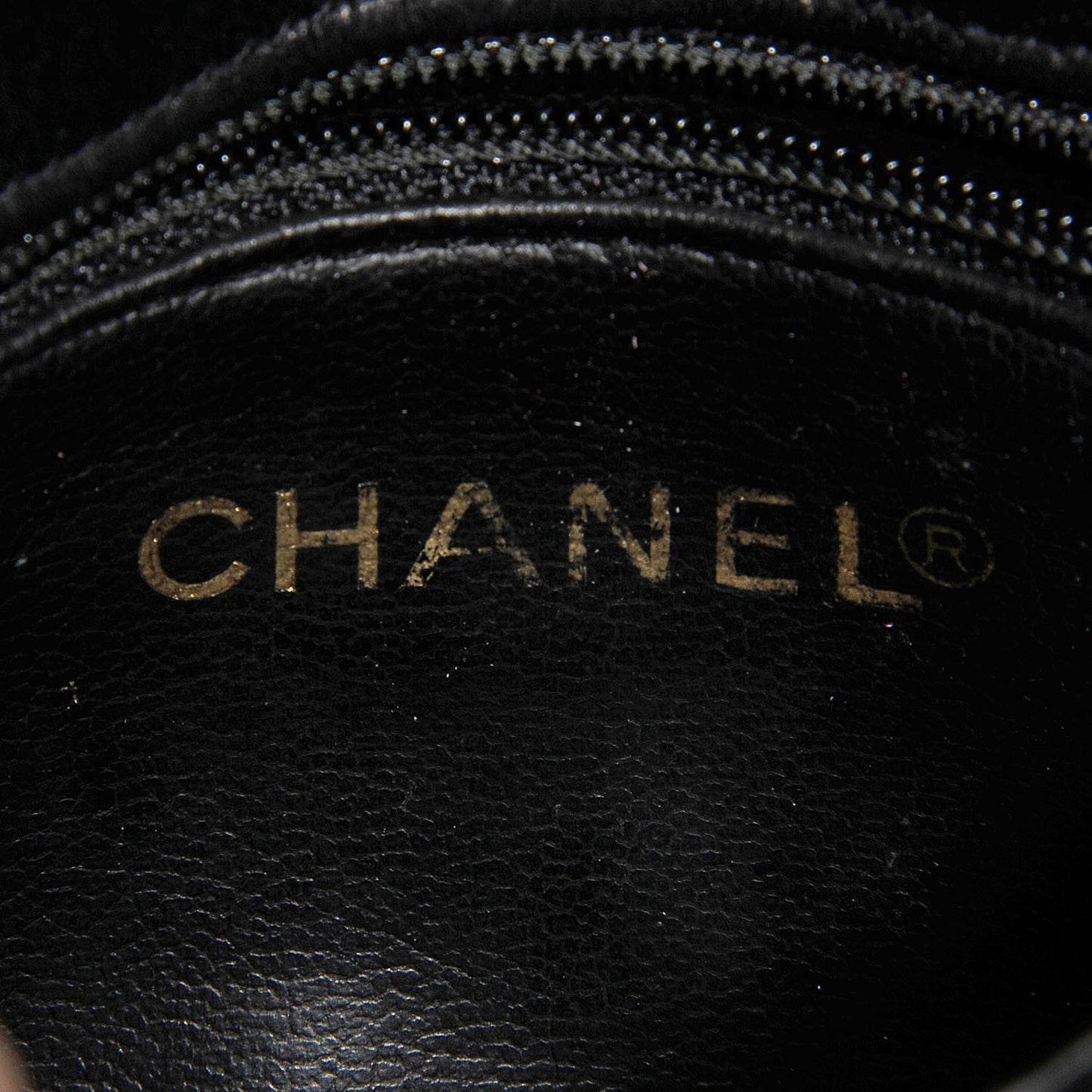 Patent Chevron Mini Flap Black