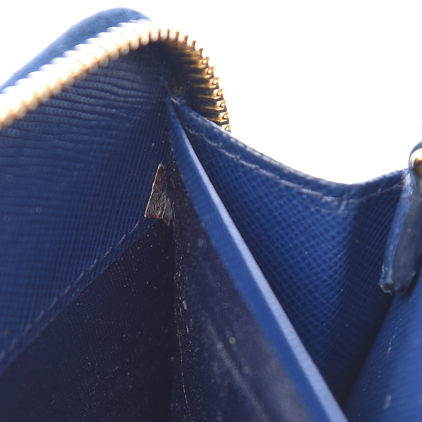 Saffiano Metal Zip Around Wallet Baltico