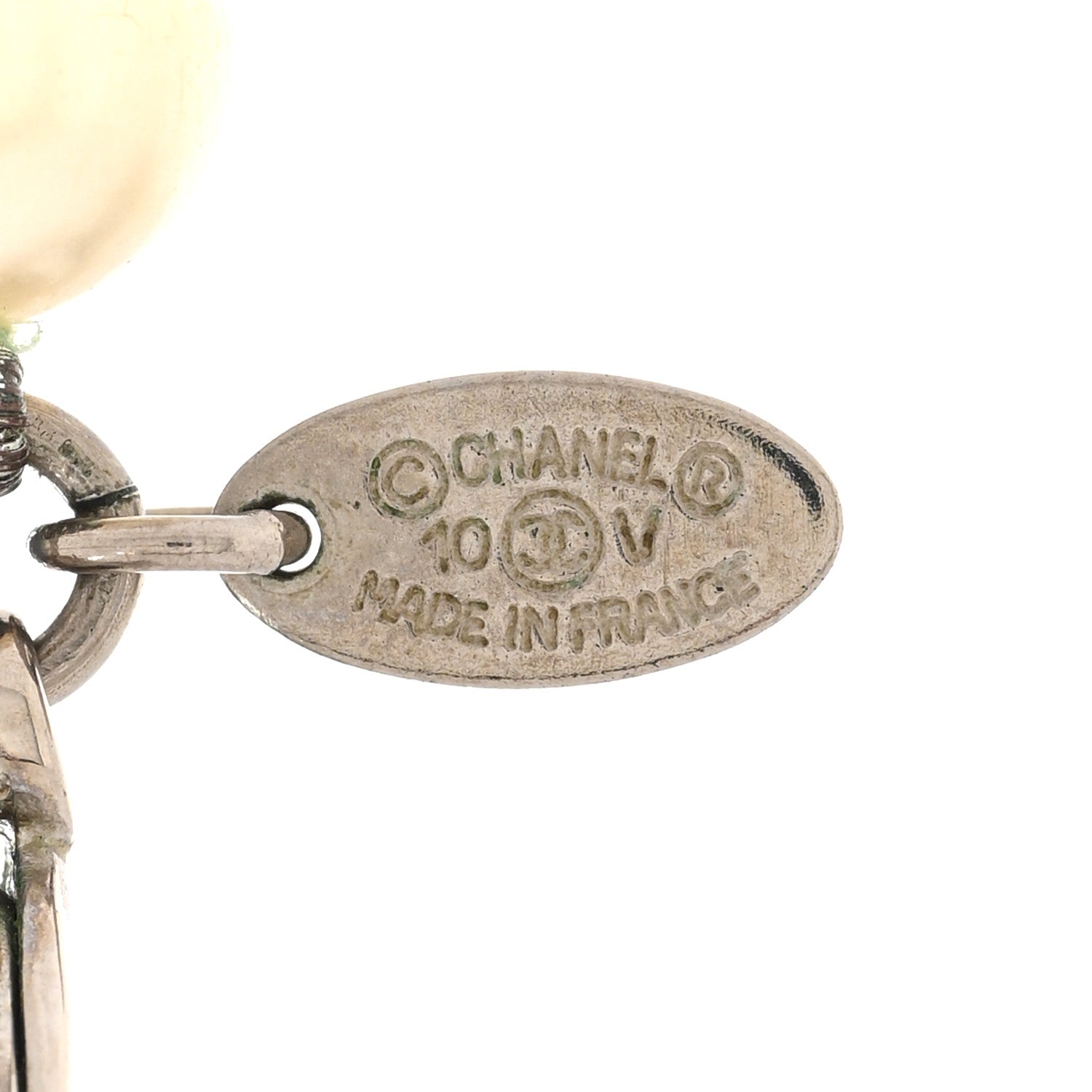 Chanel Graduated Pearl CC Long Necklace Gold 6 of 10