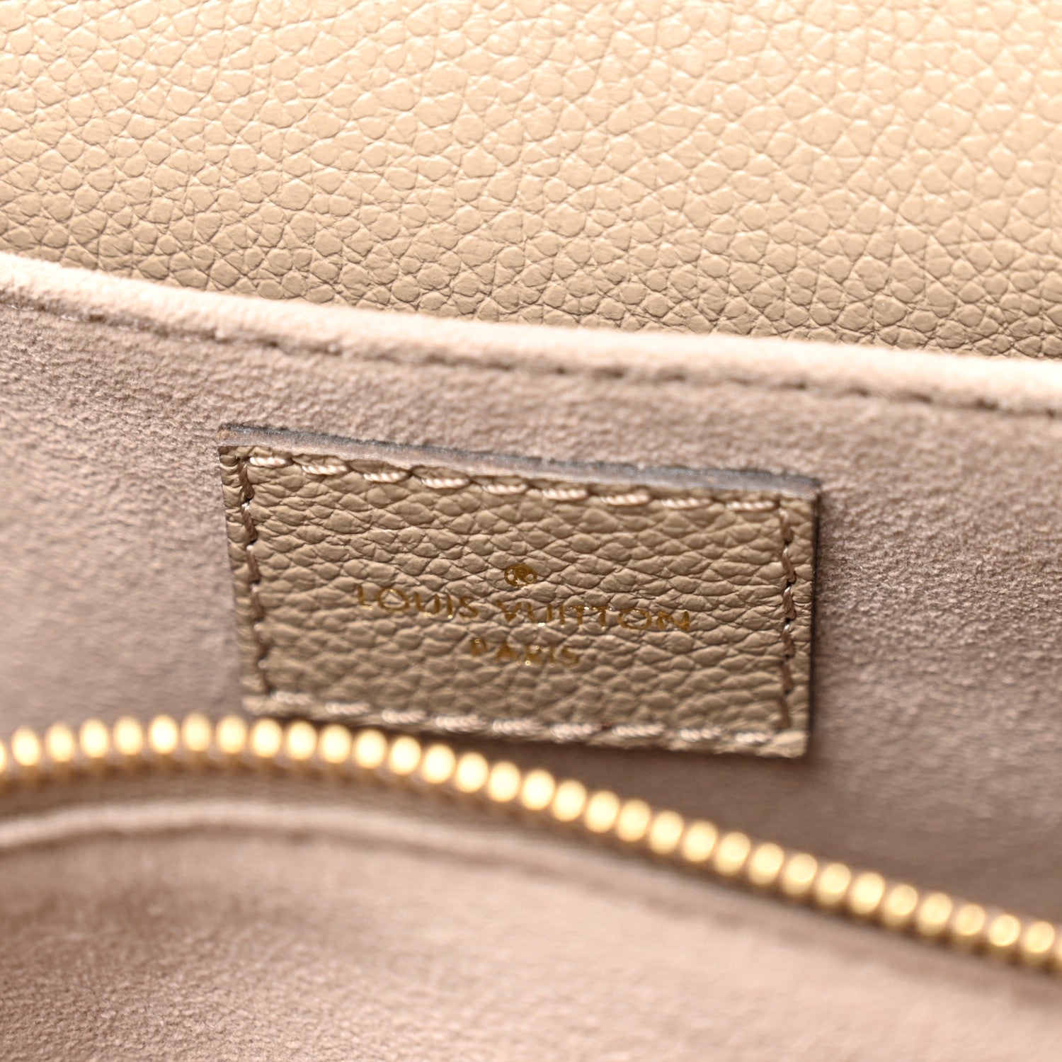 Louis Vuitton Empreinte Monogram Giant Pochette Metis East West Tourterelle Creme 5 of 8