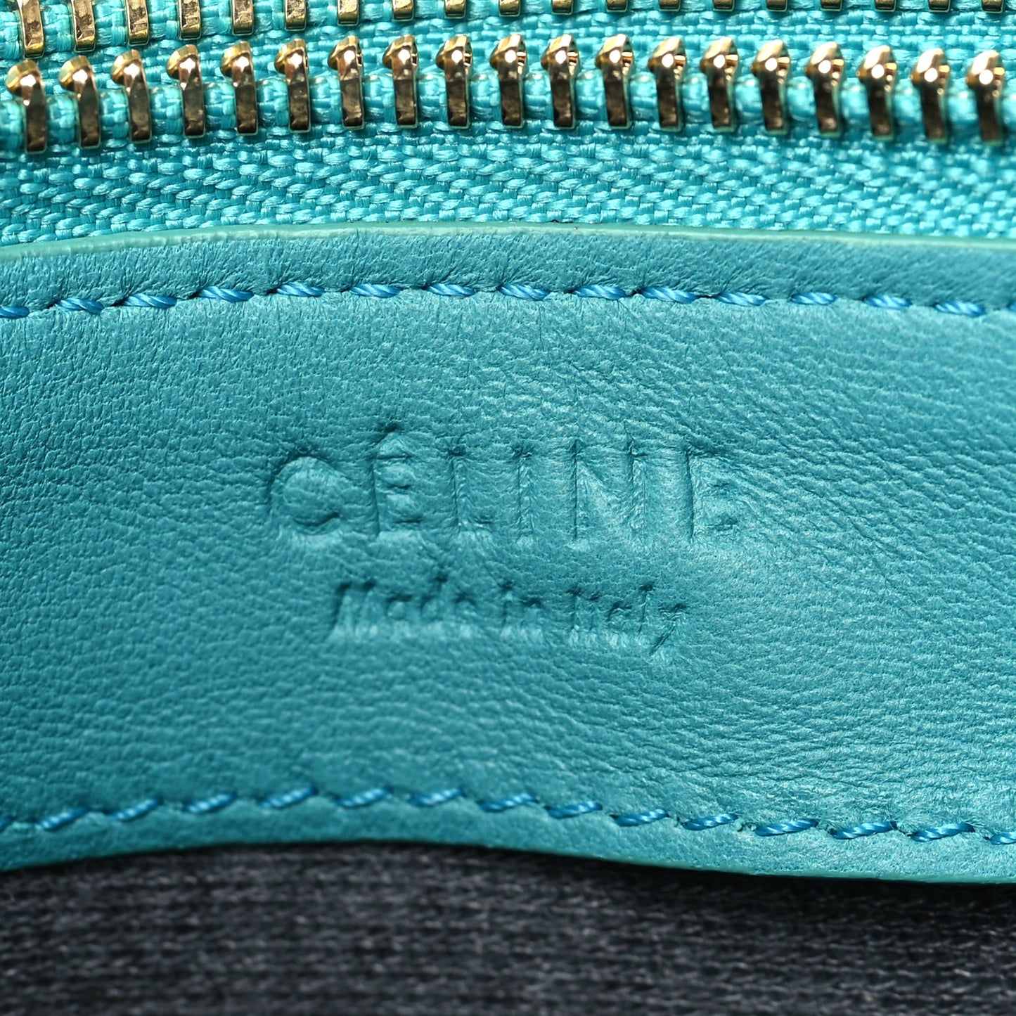 Lambskin Small Trio Crossbody Turquoise
