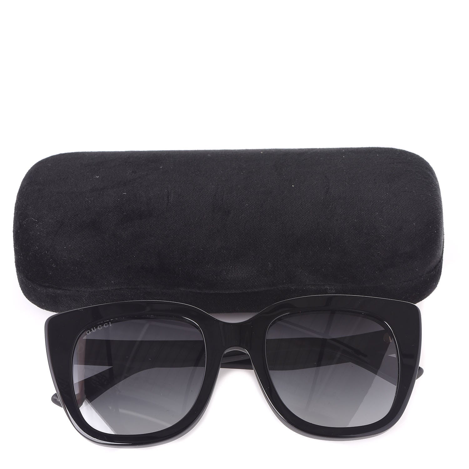 Gucci Cat Eye Sunglasses GG0163S Black 10 of 10