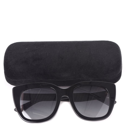 Gucci Cat Eye Sunglasses GG0163S Black 10 of 10