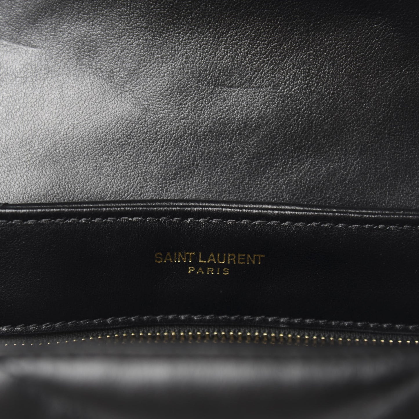 Calfskin Y Quilted Monogram Toy Loulou Crossbody Bag Black