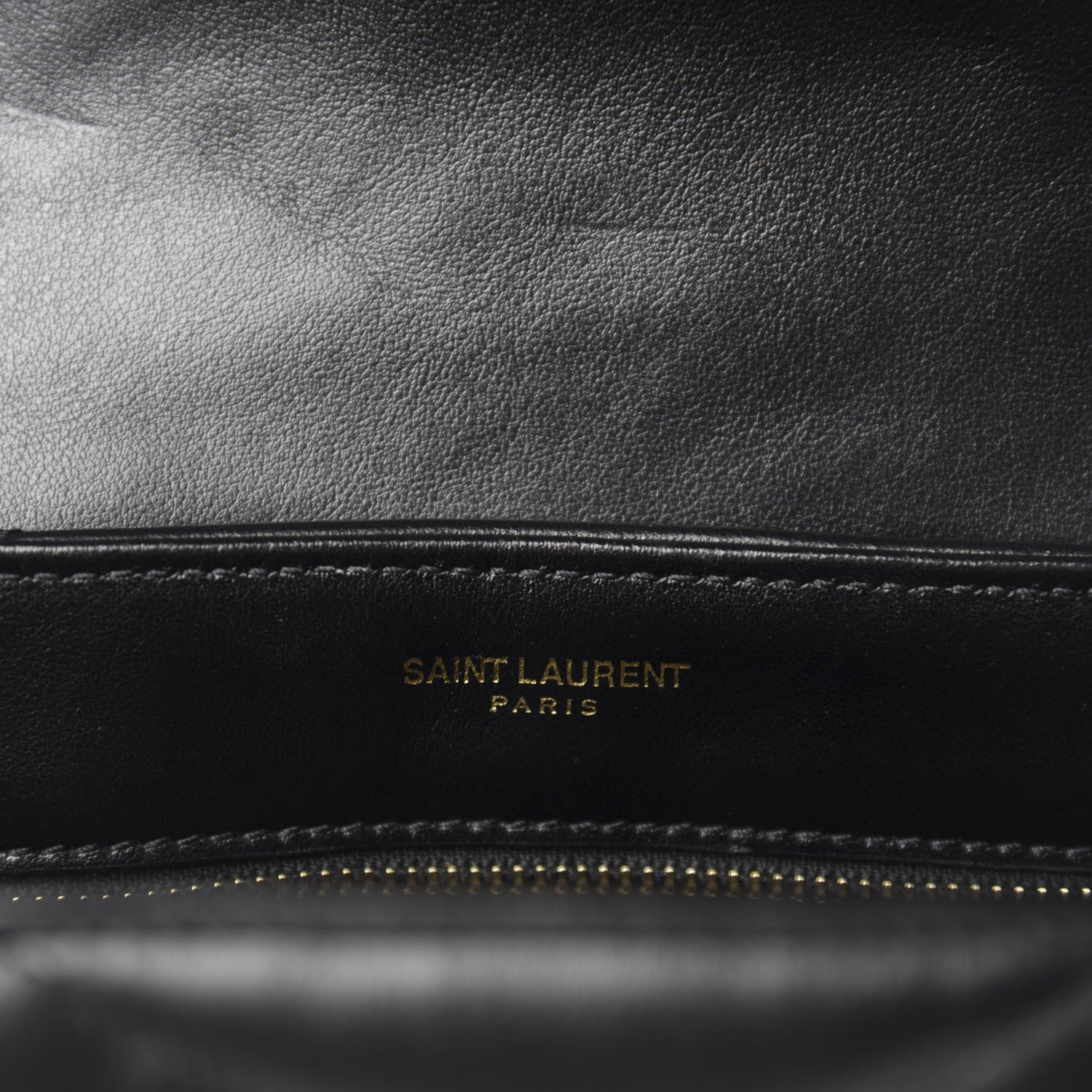 Saint Laurent Calfskin Y Quilted Monogram Toy Loulou Crossbody Bag Black 10 of 13