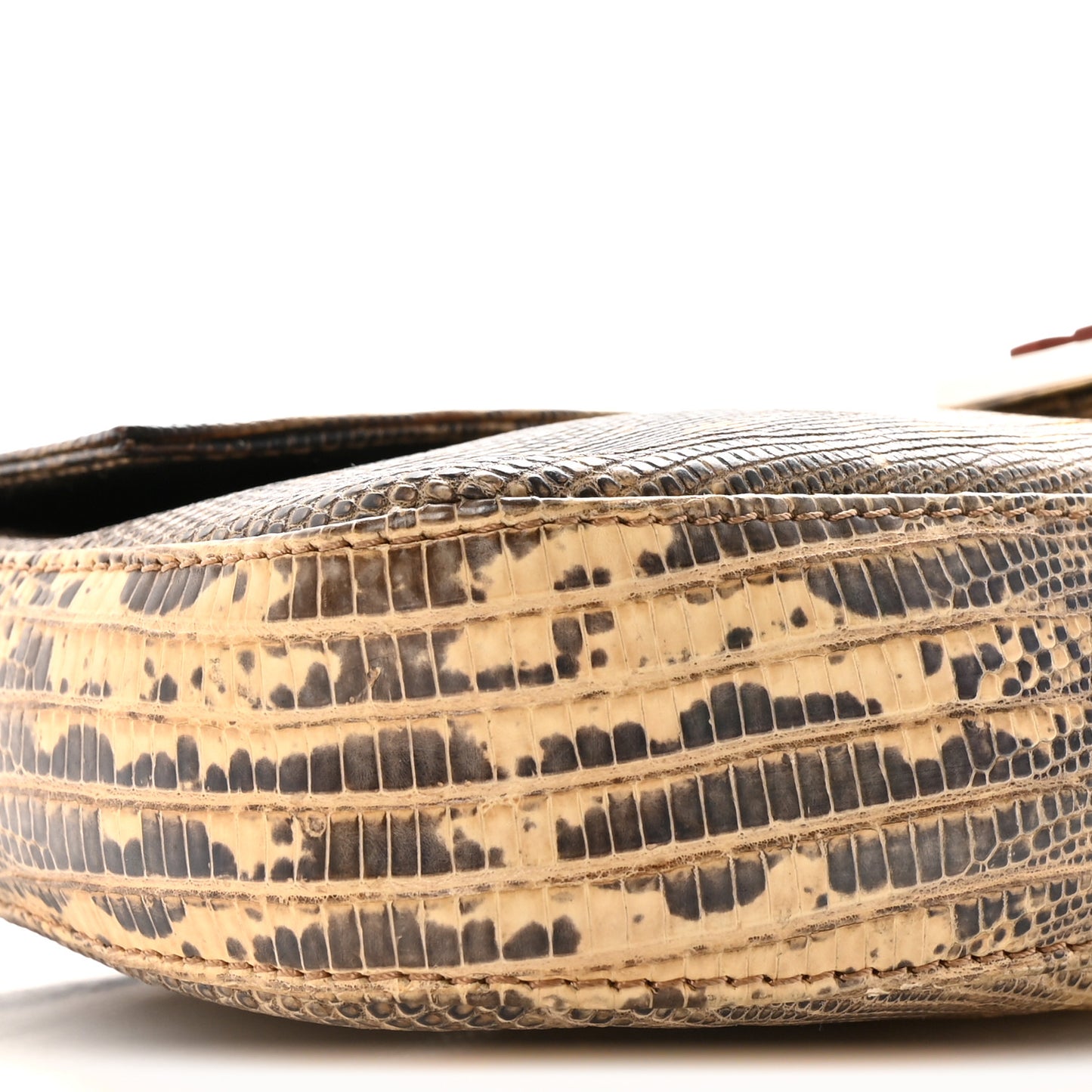 Iridescent Lizard Baguette Natural Multicolor
