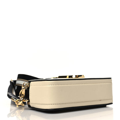 Marc Jacobs Saffiano Small Snapshot Camera Bag New Cloud White Multicolor 3 of 8