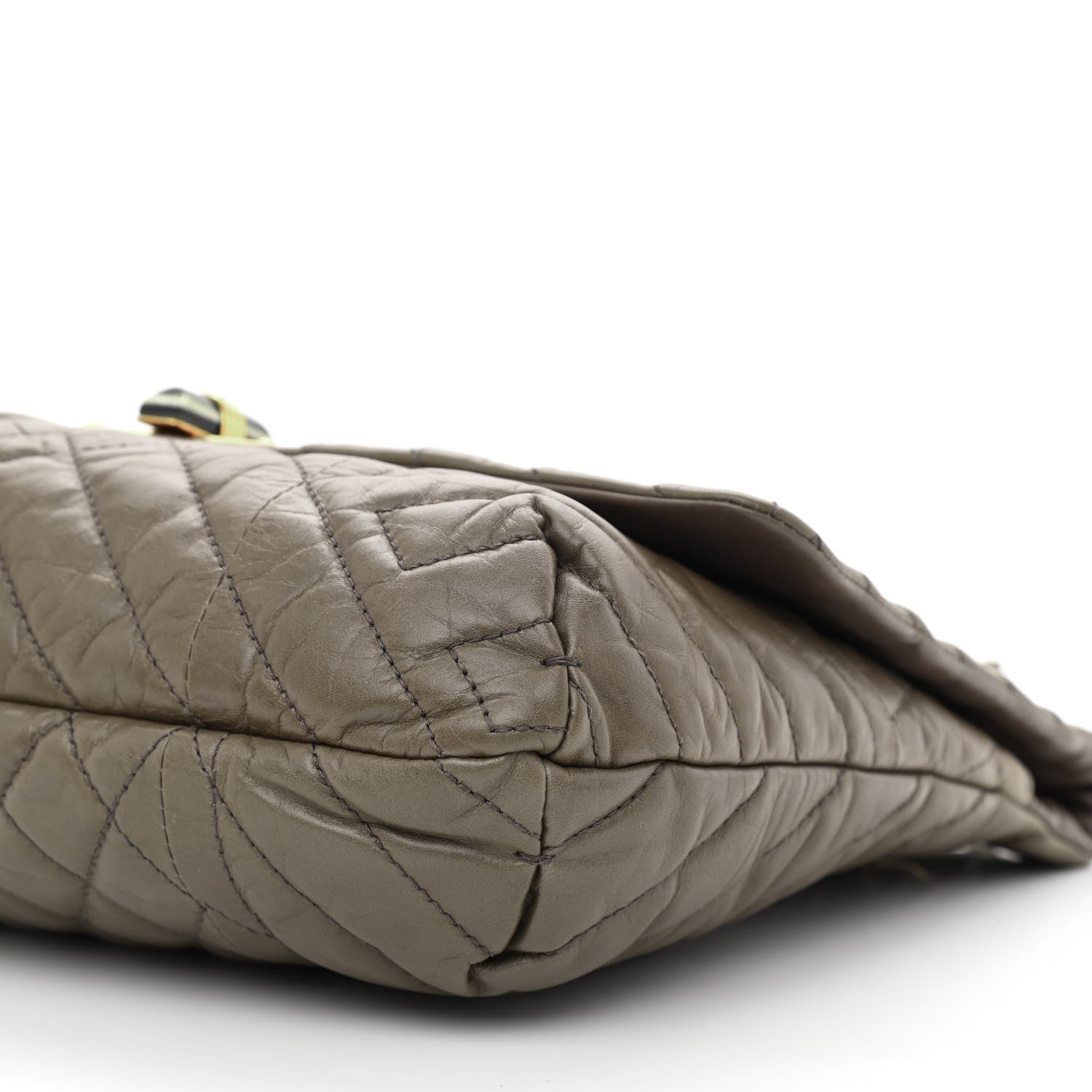 Lanvin Calfskin Quilted Medium Happy Shoulder Bag Brown 8 of 9