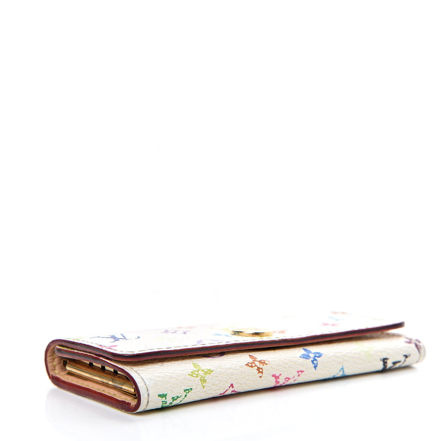 Monogram Multicolor Multicles 4 Key Holder White