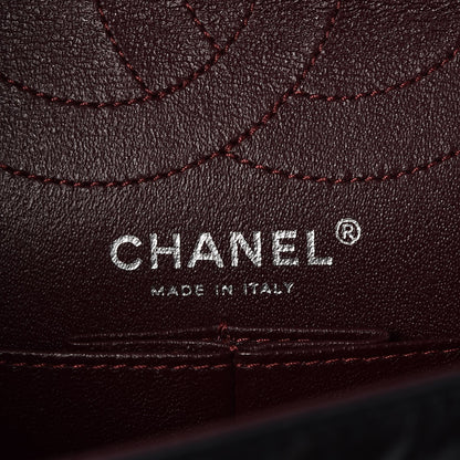 Chanel Aged Calfskin Chevron Quilted 2.55 Reissue 226 So Black 7 of 9