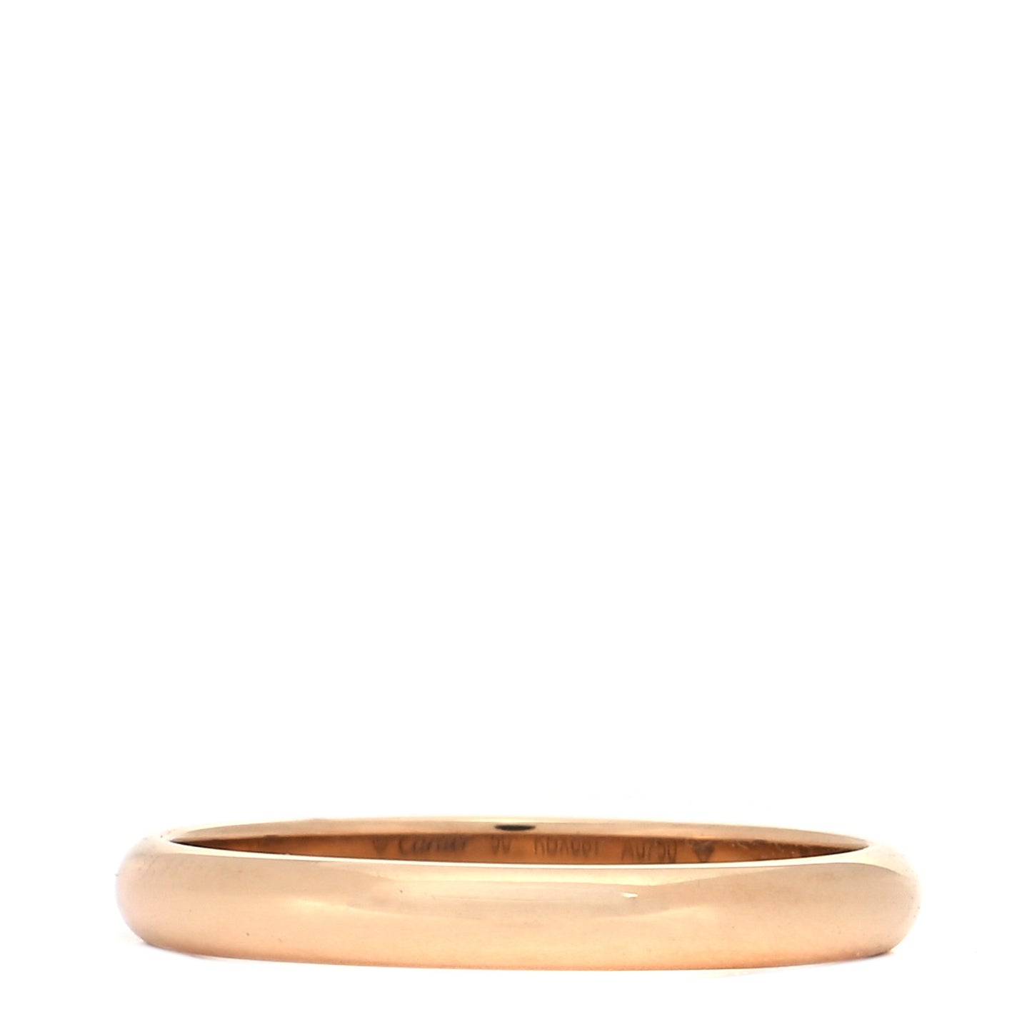 18K Yellow Gold 2.5mm 1895 Wedding Band Ring 50 5.25