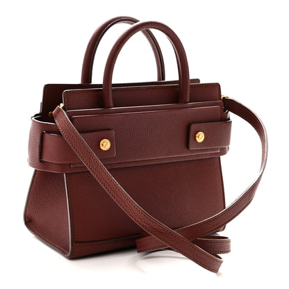 Givenchy Grained Calfskin Mini Horizon Satchel Oxblood 3 of 10