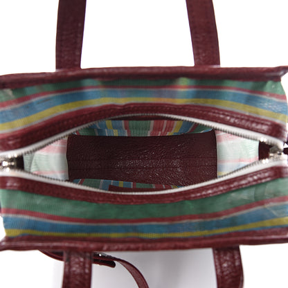 Balenciaga Mesh Agneau Arena XS Bazar Shopper Tote Green Multicolor 5 of 11