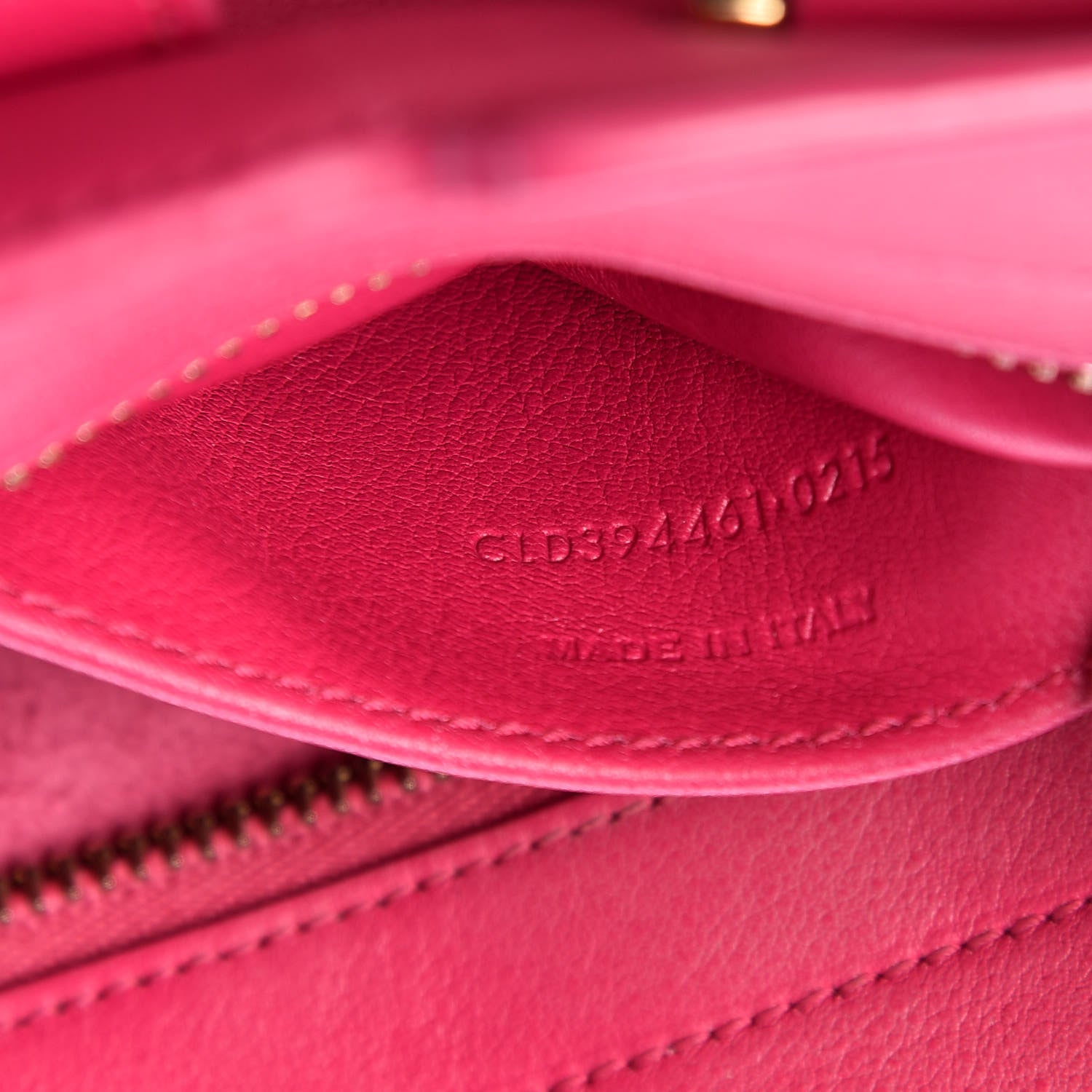 Saint Laurent Smooth Calfskin Small Monogram Cabas Bubblegum 7 of 12