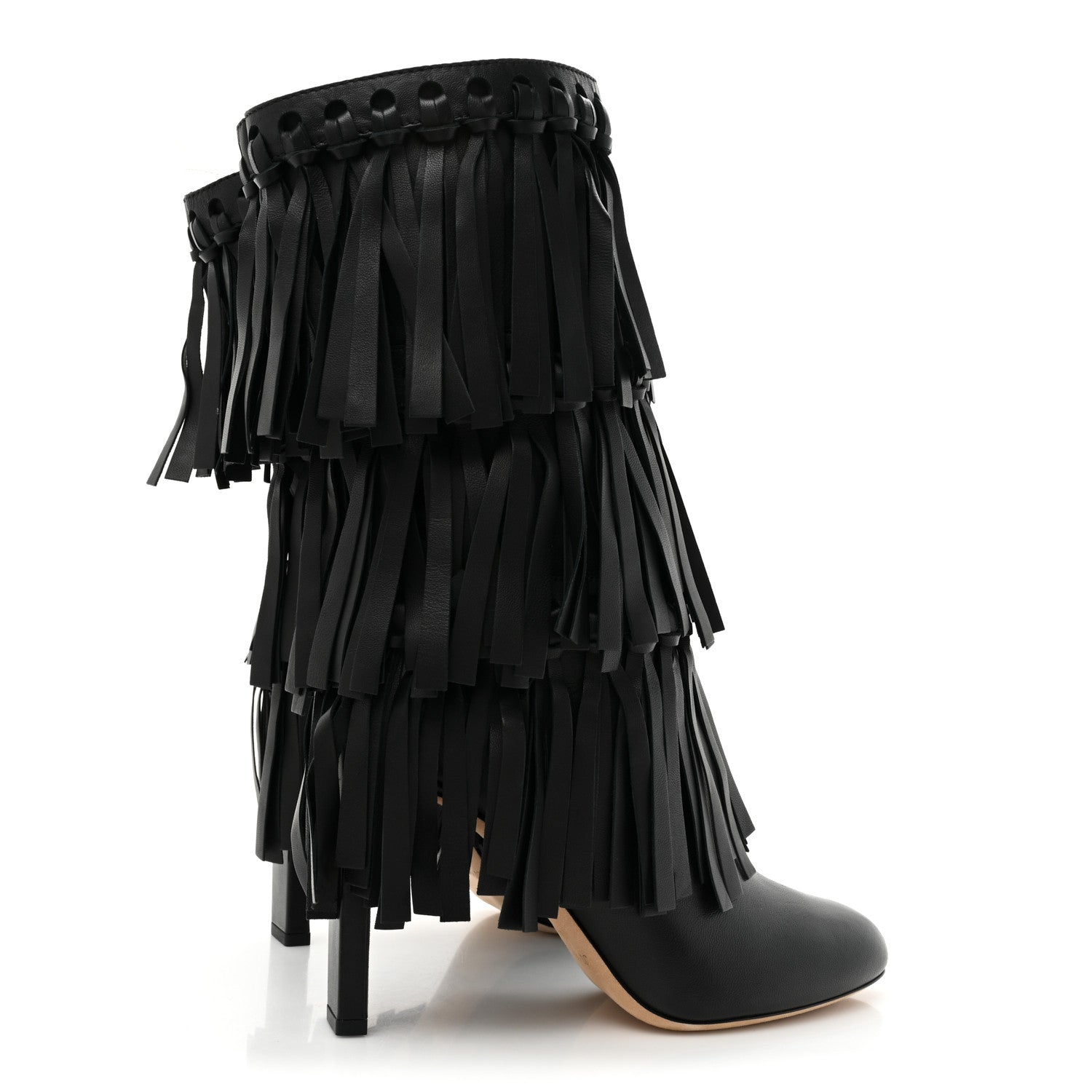 Jimmy Choo Nappa Mystery 100 Boots 38.5 Black 4 of 10
