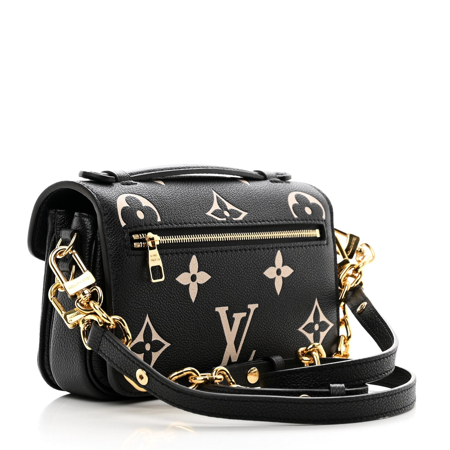 Empreinte Monogram Giant Pochette Metis East West Black Beige