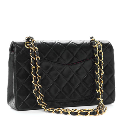 Chanel Lambskin Quilted Small Double Flap Black 3 of 11