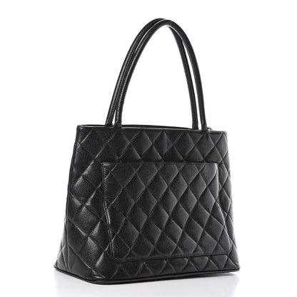 Chanel Caviar Quilted Medallion Tote Black 3 of 20