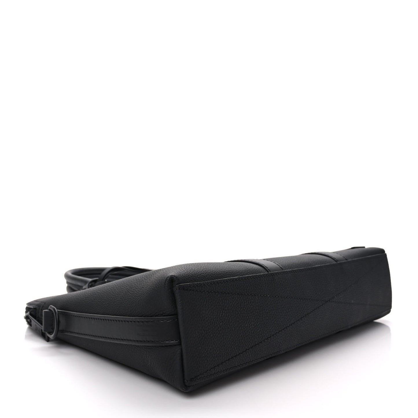 Calfskin Aerogram Takeoff Briefcase Black
