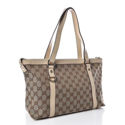 Gucci Monogram Medium Abbey Shoulder Bag Off White 3 of 21