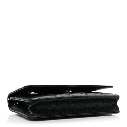 Chanel Caviar Quilted Wallet On Chain WOC Black 4 of 10