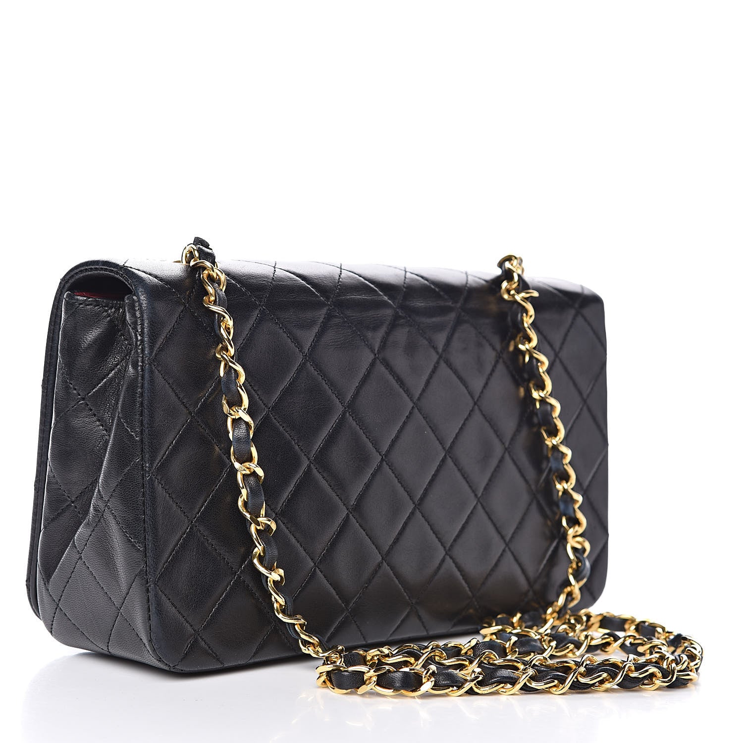 Chanel Lambskin Quilted Small Single Flap Bag Black 3 of 15