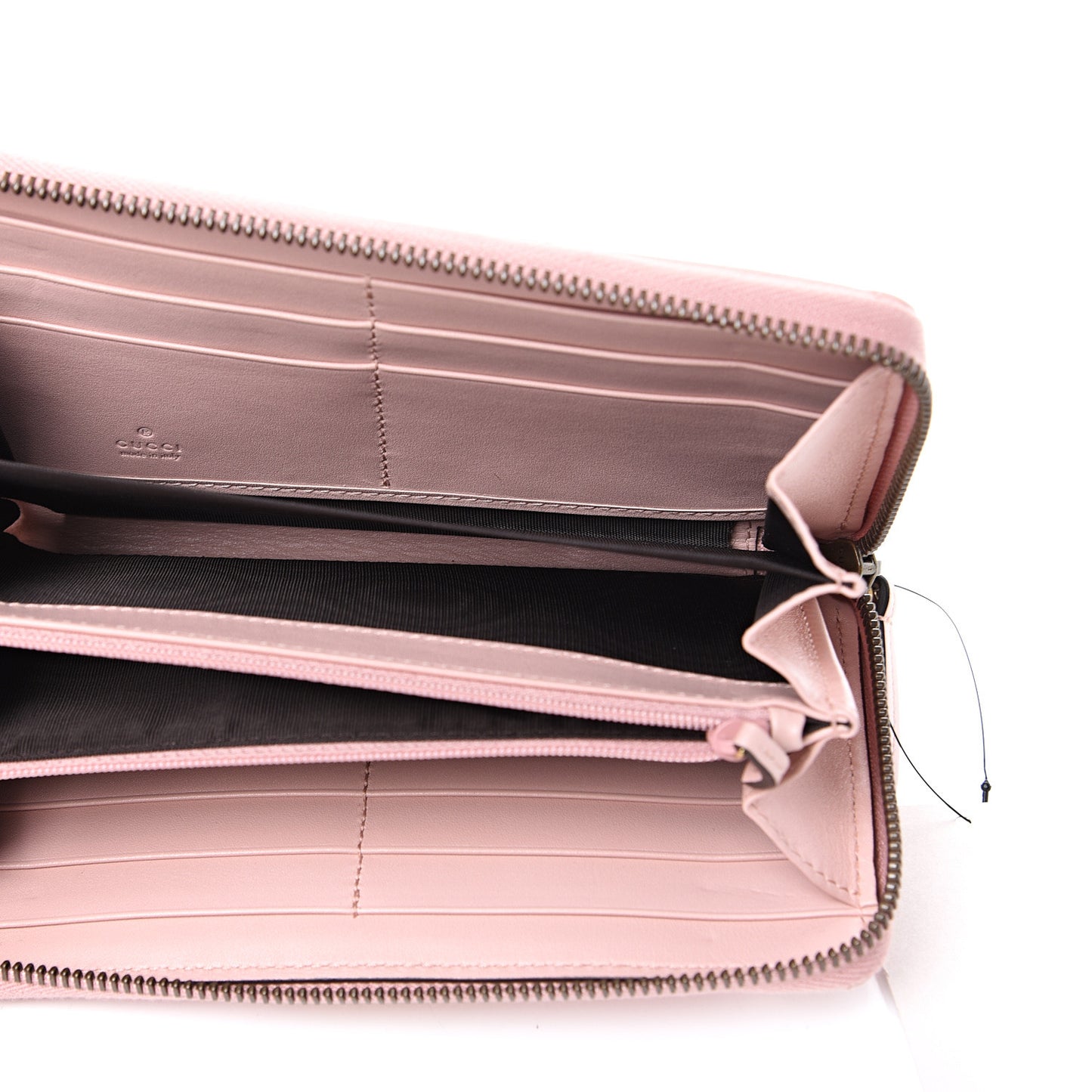 Calfskin Matelasse GG Marmont Zip Around Wallet Perfect Pink