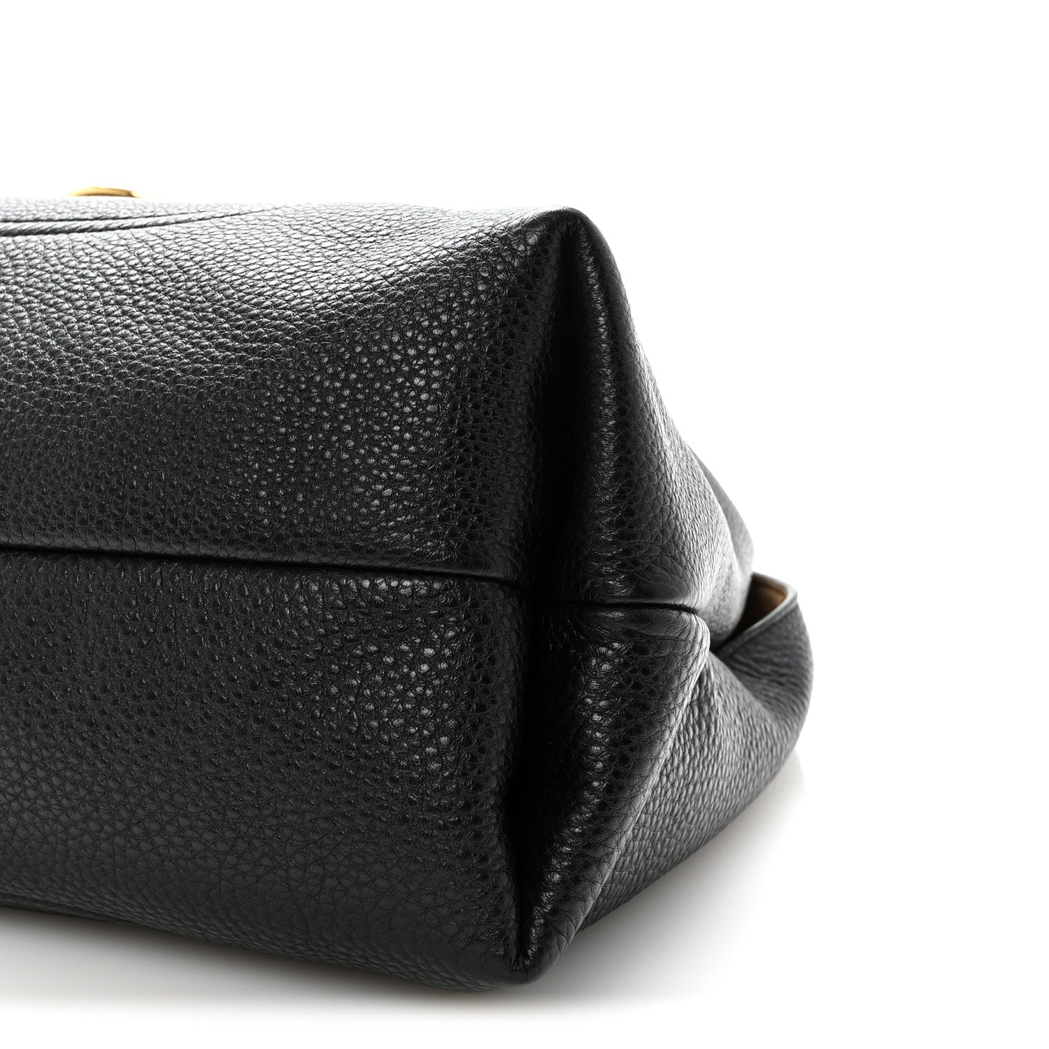 Gucci Grained Calfskin Softbit Maxi Shoulder Bag Black 10 of 10