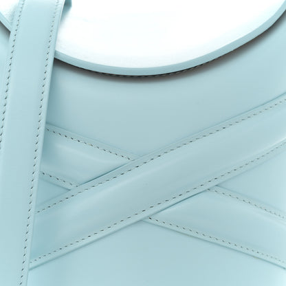 Alexander McQueen Calfskin Mini Curve Bucket Bag Pale Blue 8 of 12