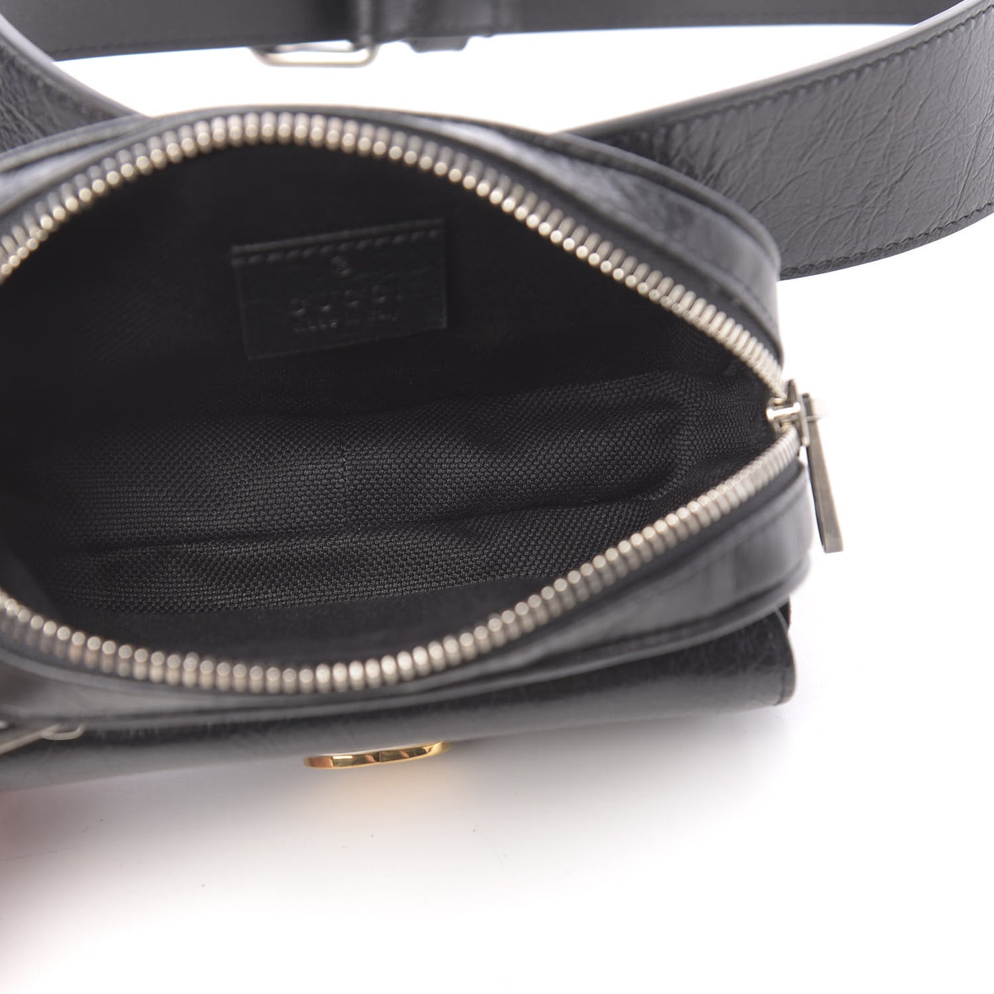 Fluffy Calfskin Mini Morpheus Belt Bag 70 28 Black