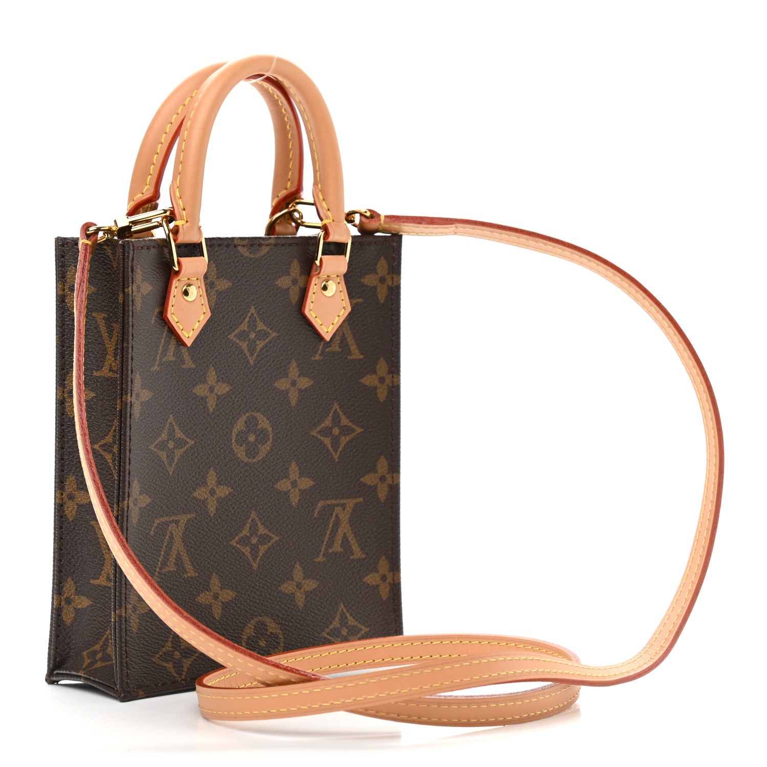 Louis Vuitton Monogram Petit Sac Plat 3 of 8