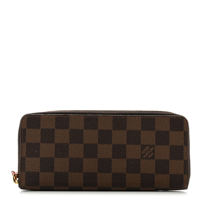 Louis Vuitton Damier Ebene Clemence Wallet Cherry 1 of 7