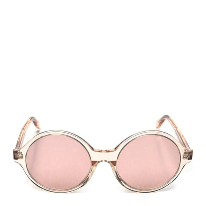 Celine Round Sunglasses CL 40051/I Transparent Light Pink 2 of 6