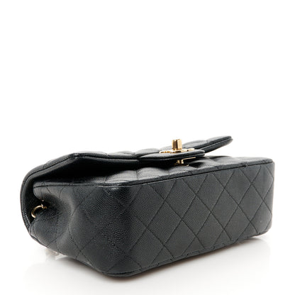 Chanel Caviar Quilted Mini Rectangular Flap Black 4 of 12