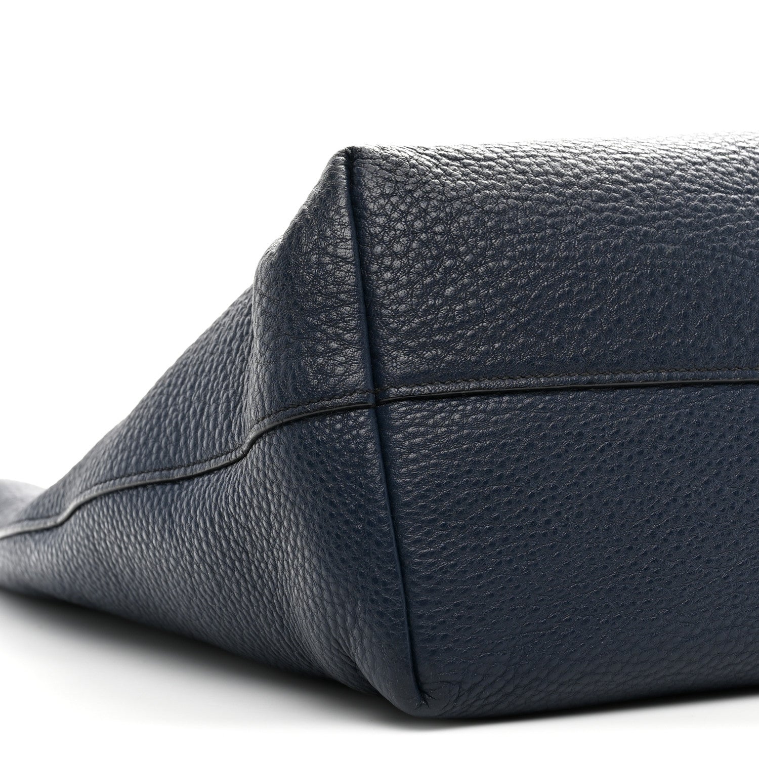 Prada Vitello Daino Pocket Shopping Tote Baltico 10 of 11
