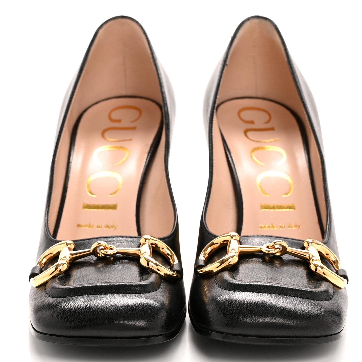 Gucci Malaga Kid Horsebit 75mm Pumps 38 Black 3 of 12