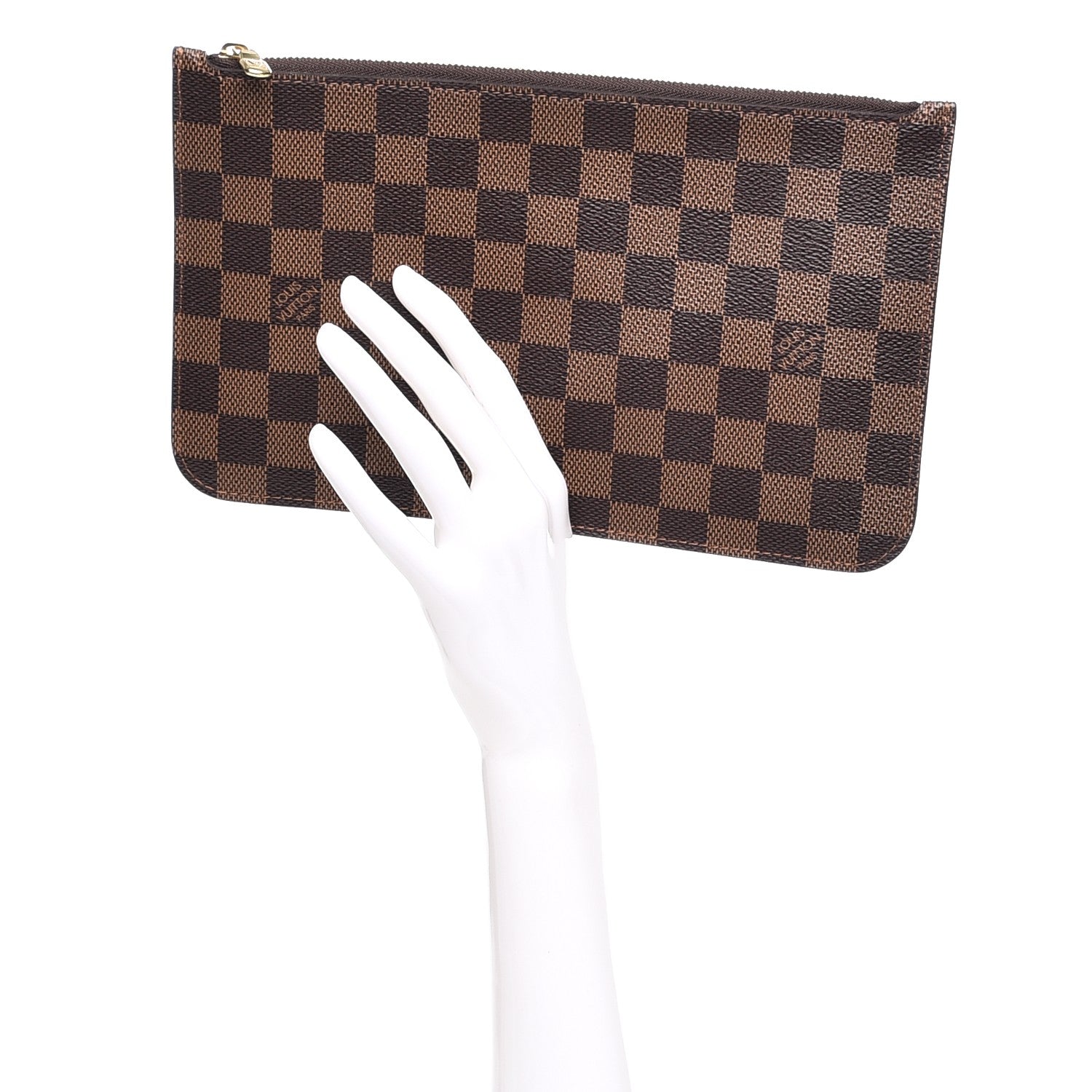 Louis Vuitton Damier Ebene Neverfull MM GM Pochette 2 of 8