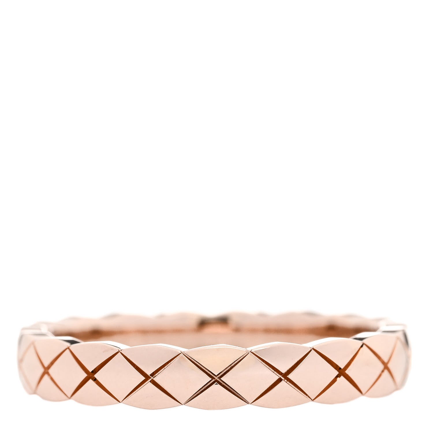 Chanel 18K Beige Gold Mini Coco Crush Ring 54 6.75 3 of 6