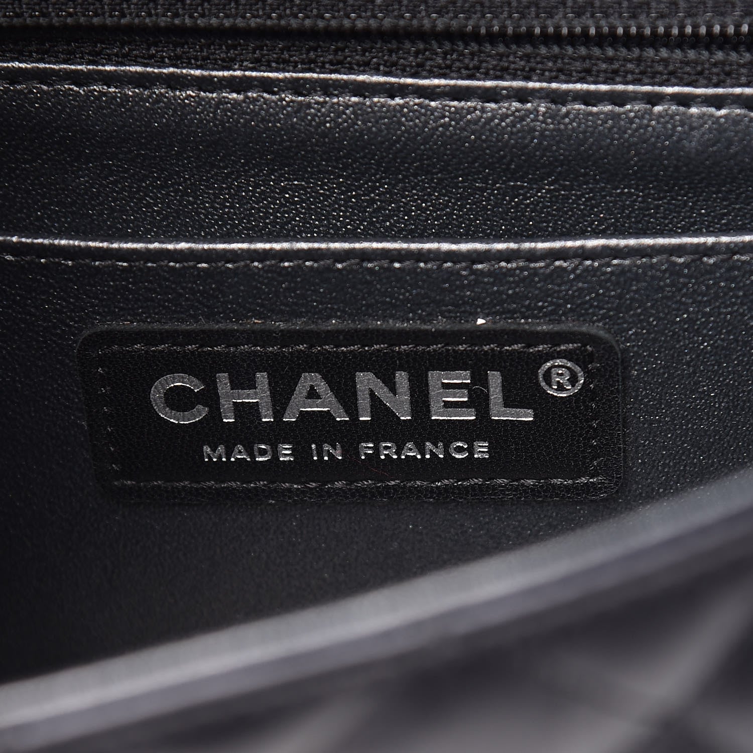 Chanel Iridescent Calfskin Quilted Mini Rectangular Flap Charcoal 9 of 11