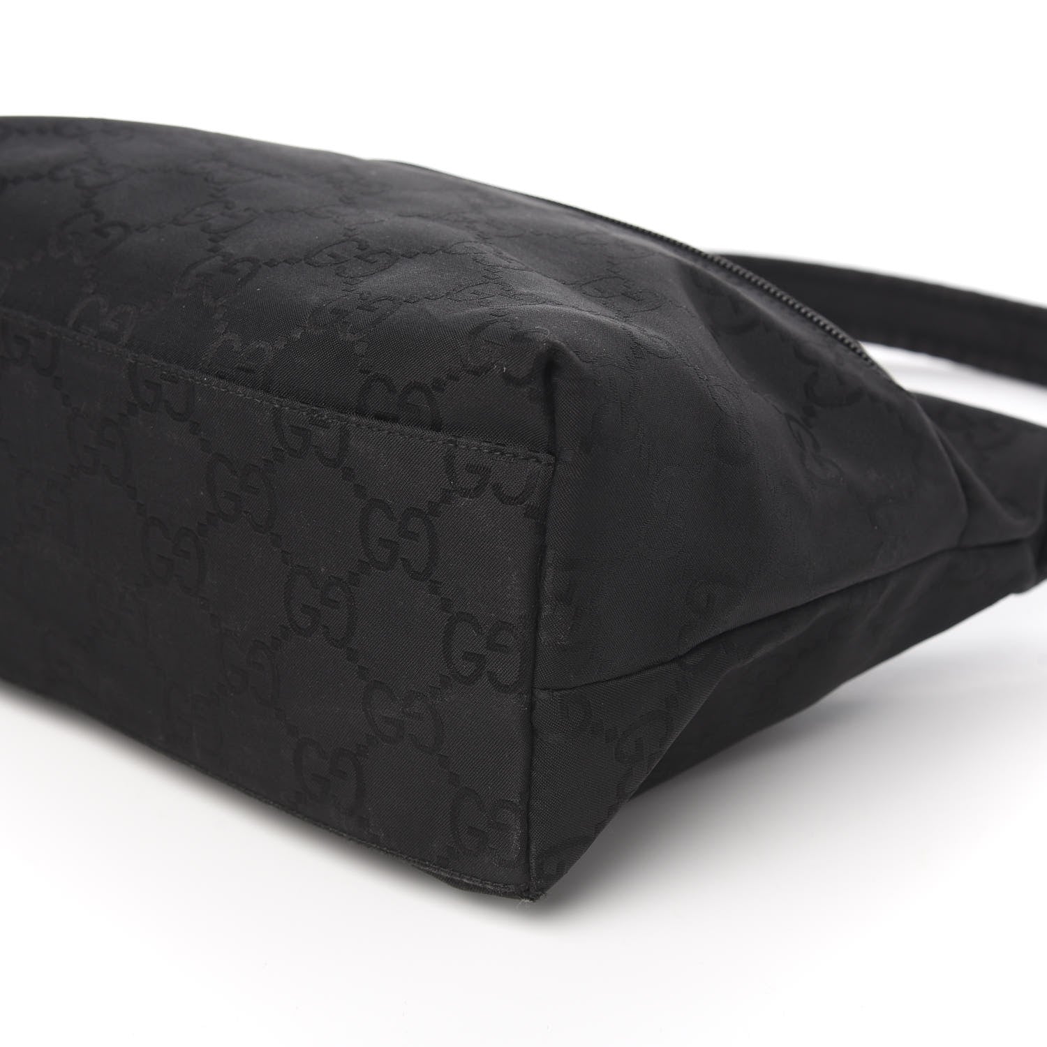 Gucci Nylon Monogram Small Hobo Black 8 of 9