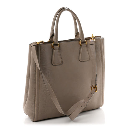 Prada Vitello Daino Tote Pomice 3 of 11