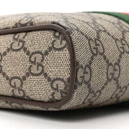 Gucci GG Supreme Monogram Web Small Ophidia Messenger Bag Brown 9 of 10