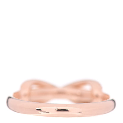Tiffany 18K Rose Gold Diamond Infinity Ring 47 4 4 of 5