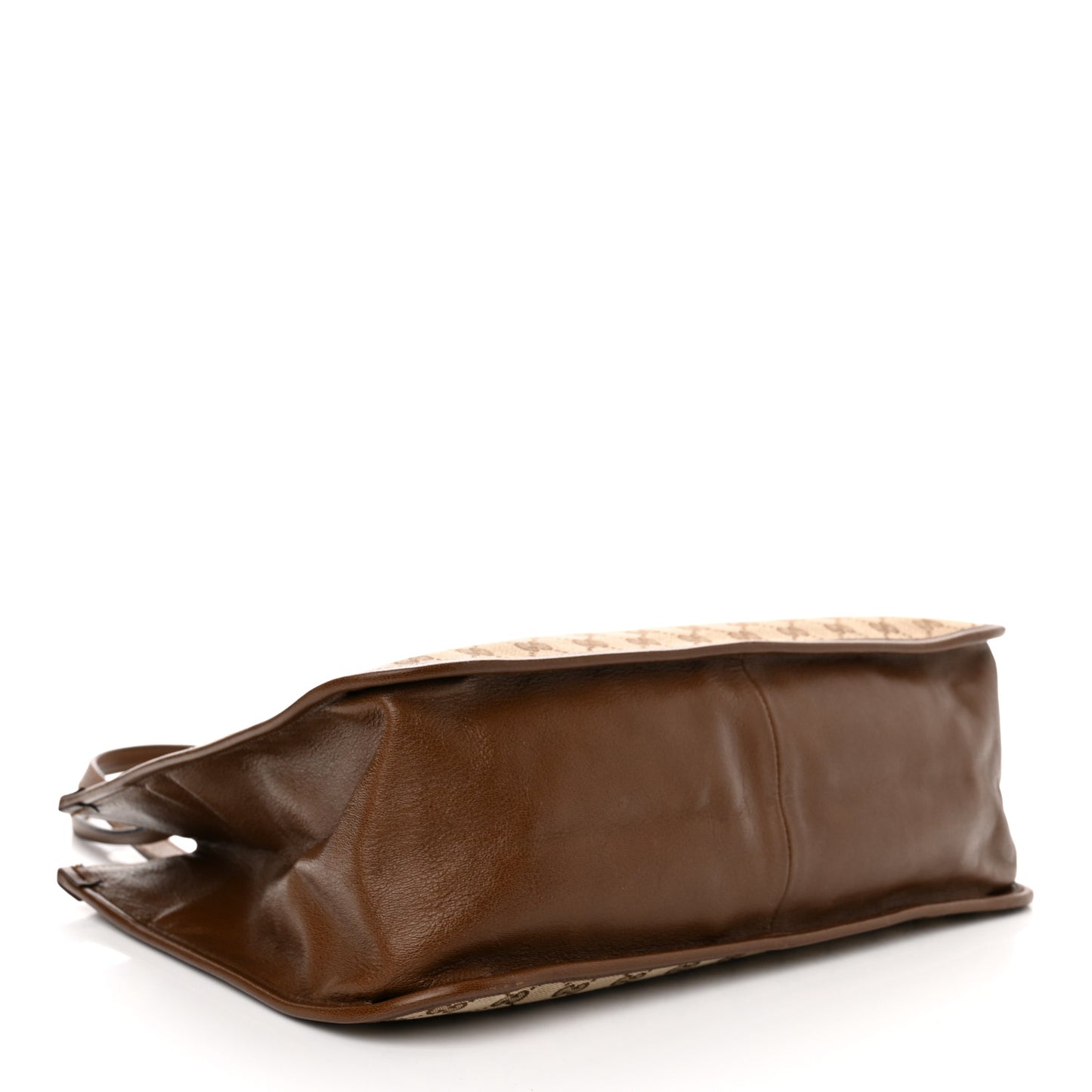 Monogram Horsebit 1955 Tote Bag Beige Brown Sugar